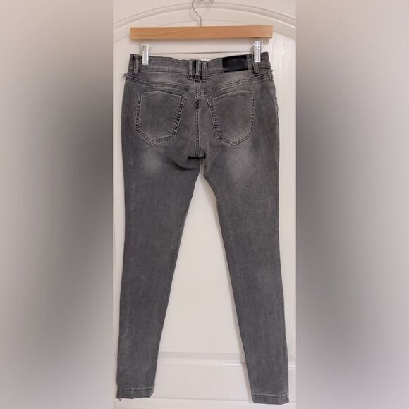 Anine Bing Gray Distressed Slim Jeans Size 28 - Picture 5 of 11